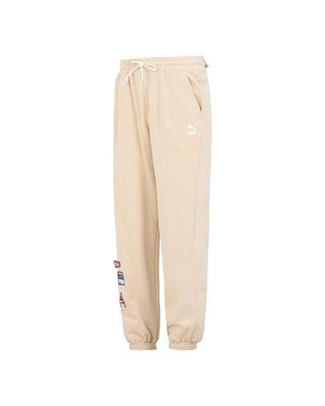 PUMA Natural Team Badge Sweatpants for men
