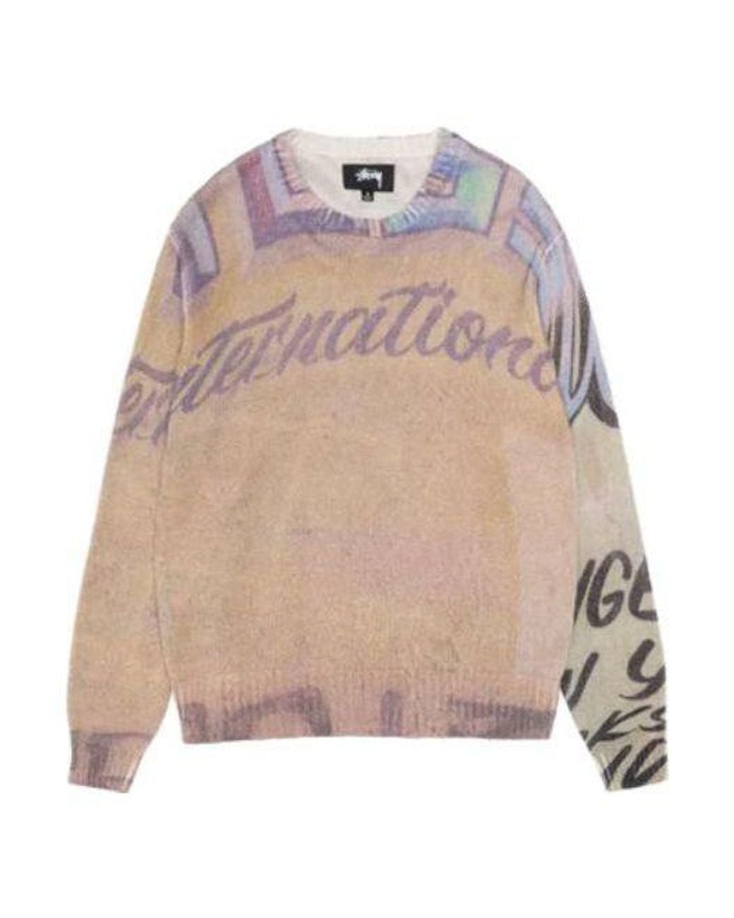 Stussy Pink Alfonso Sweater for men