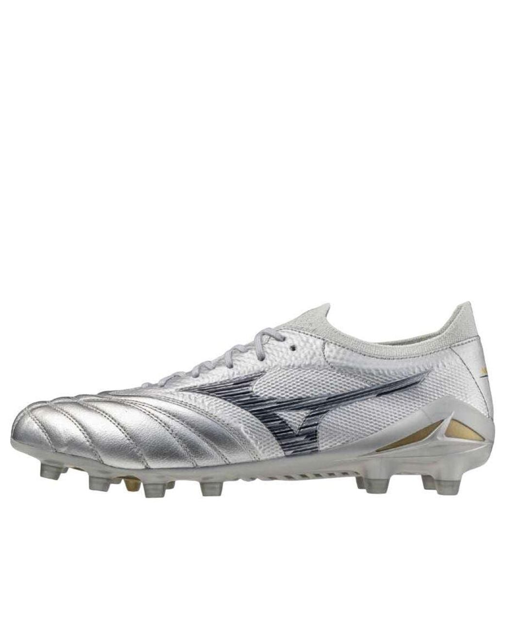Mizuno Gray Morelia Neo 4 Beta Japan Fg 'Platinum Pack' for men
