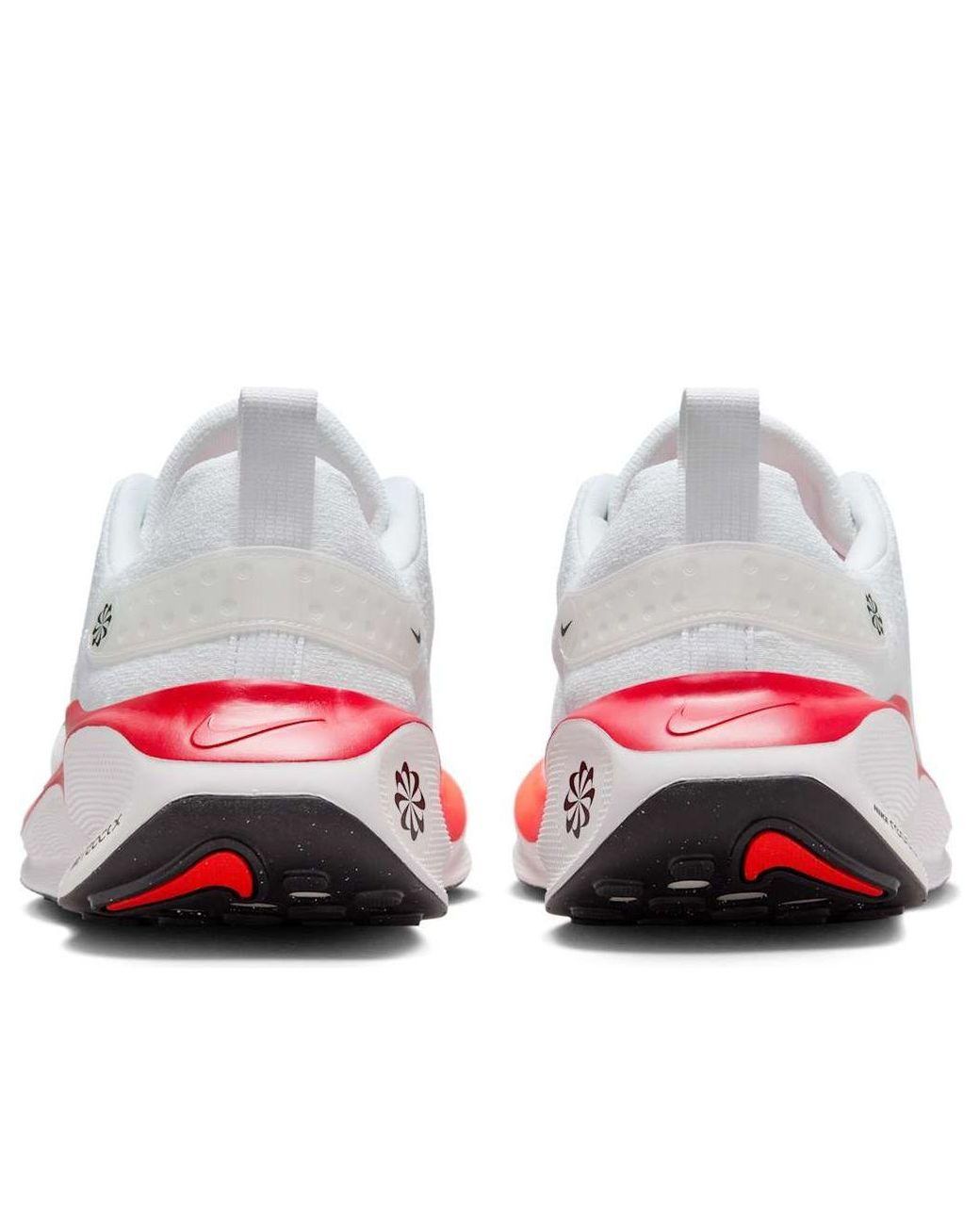 Nike White Reactx Infinity Run 4 Bright Crimson' for men