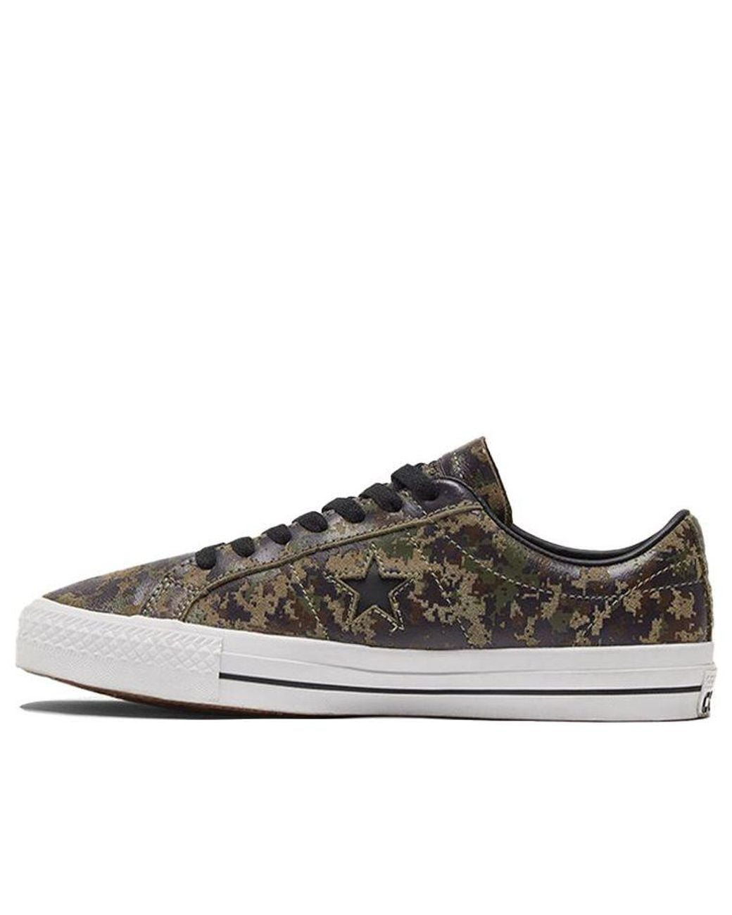 Converse Brown One Star Pro Low 'Digi Camo' for men