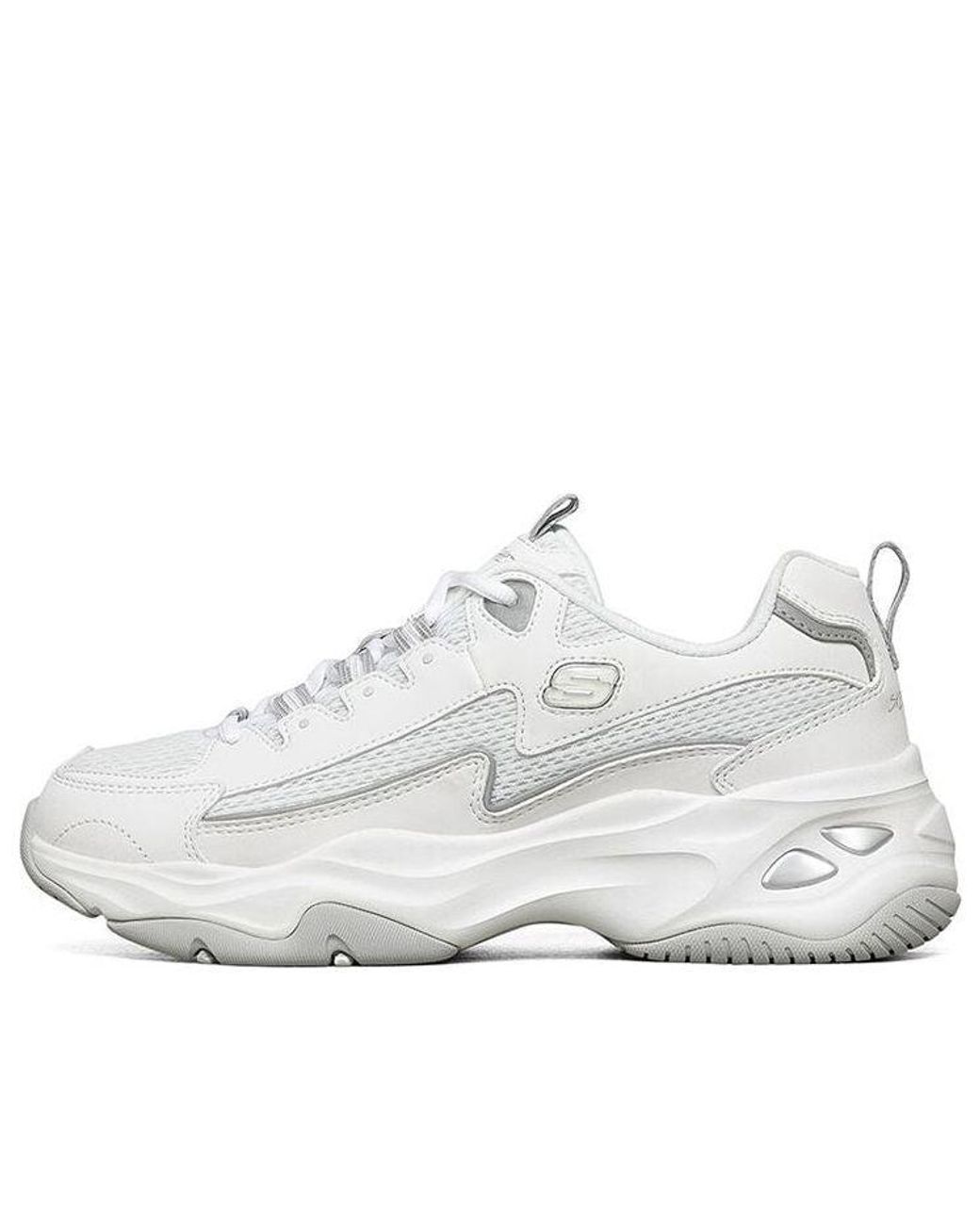 Skechers D'lites 4.0 Low Sneaker Gs White | Lyst