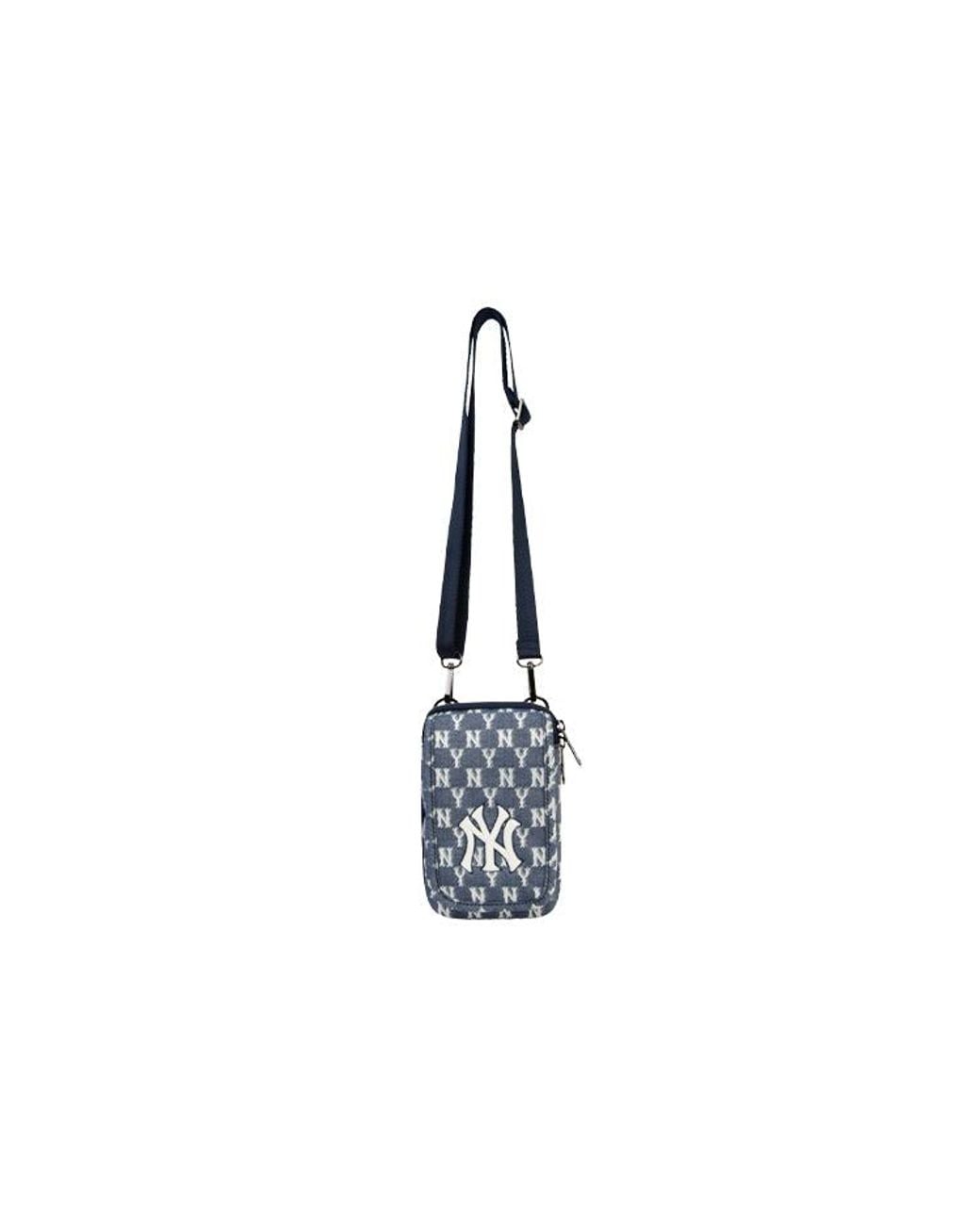 MLB Blue Monogram Ny New York Yankees Crossbody Bag