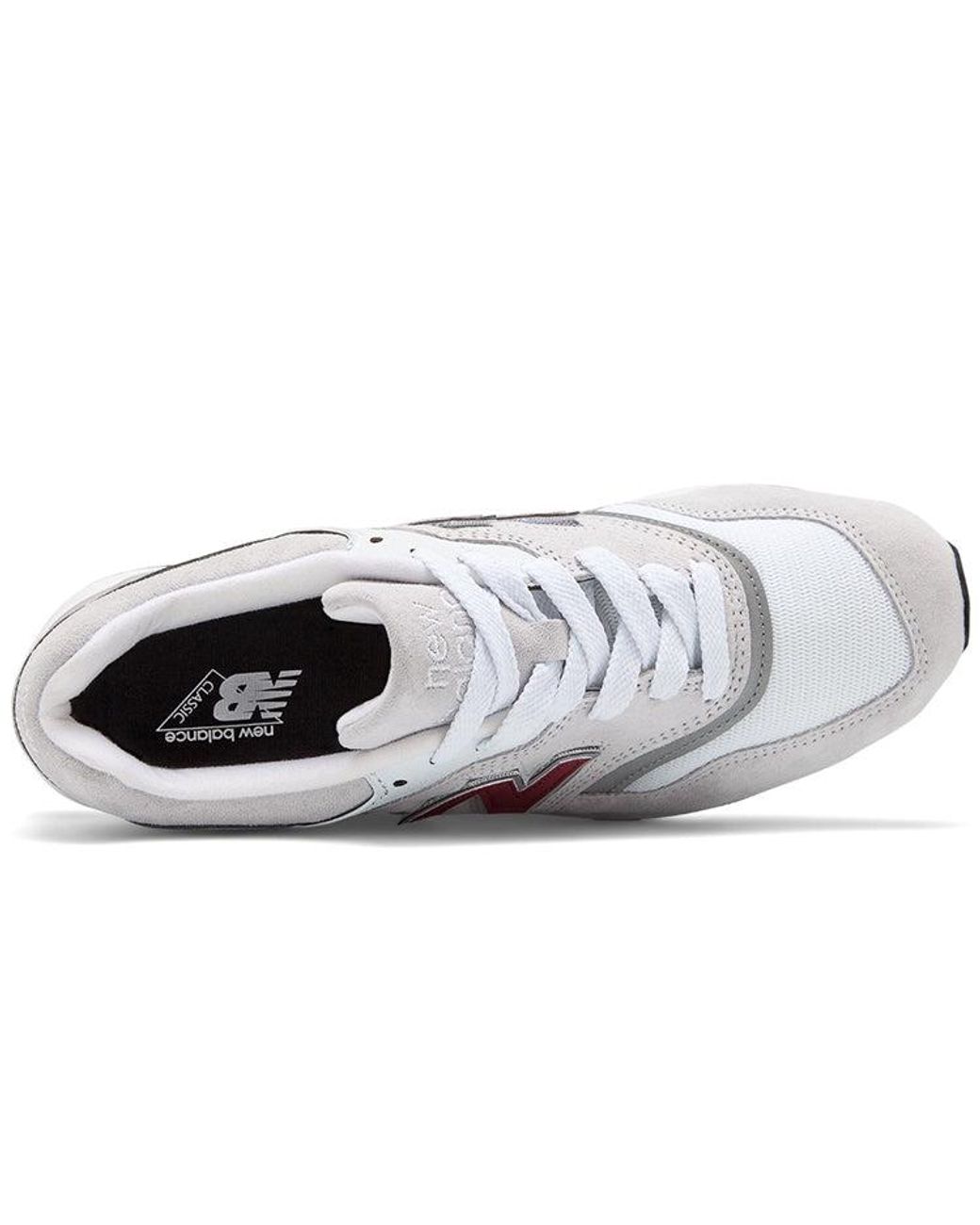 New Balance White 997 D-Wide for men