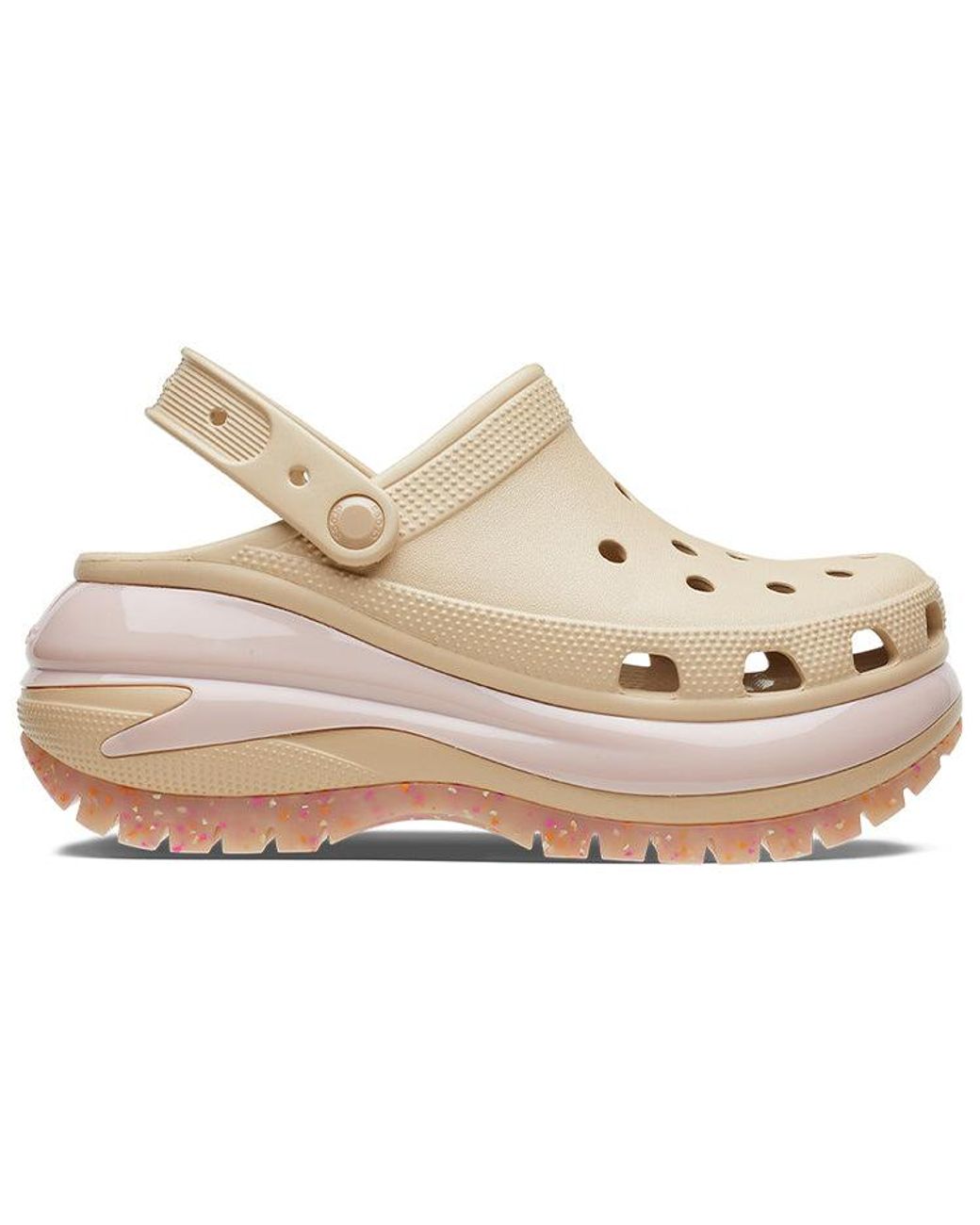 CROCSTM Natural (Wmns) Classic Mega Crush Clog 'Chai Multi'
