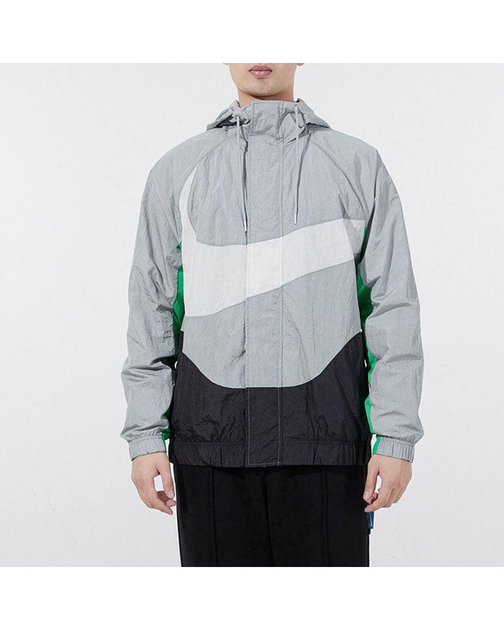 nike sportswear hooded woven jacket