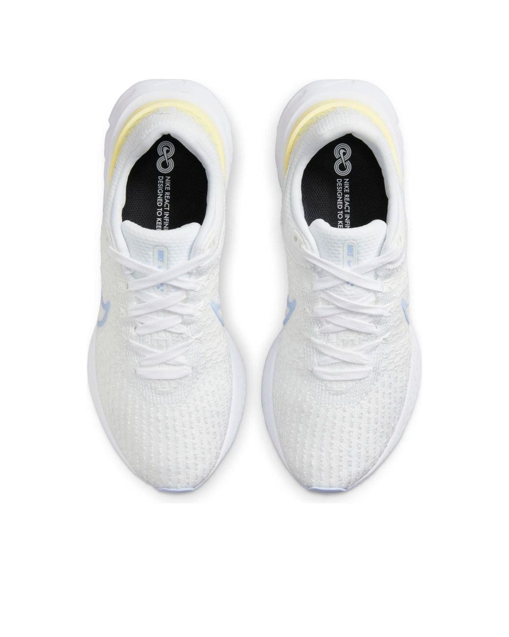Nike White (Wmns) React Infinity Run Flyknit 3 Light Marine'