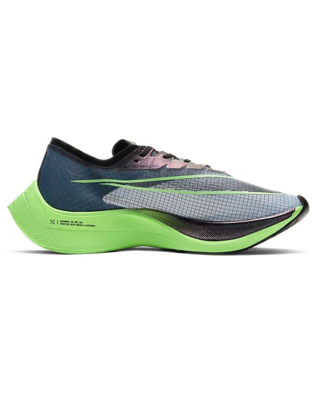 Nike Green Zoomx Vaporfly Next% 'Valerian' for men