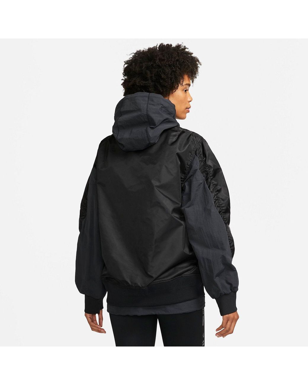 Nike Black (Wmns) X Sacai Layered Bomber Jacket