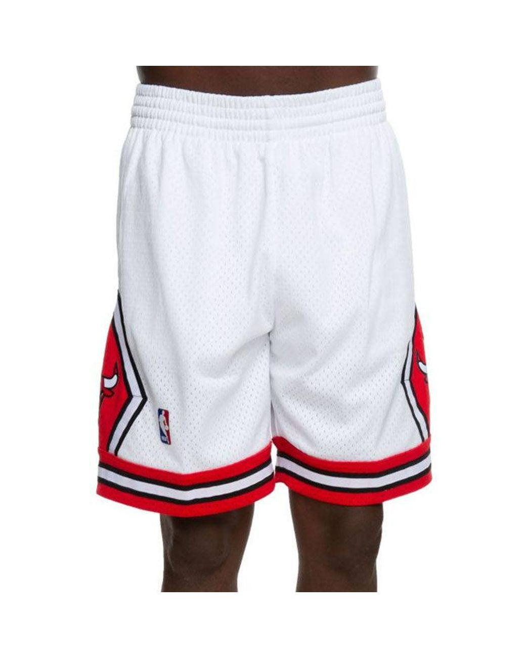 Mitchell & Ness Red Nba Swingman Shorts Chicago Bulls 1997-98 for men