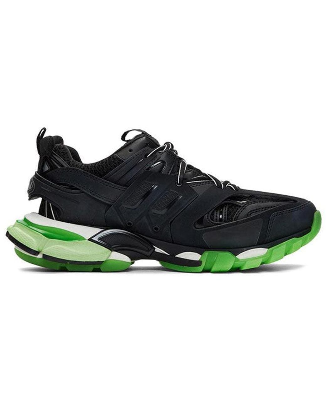 Balenciaga Green Track Trainer Glow' for men