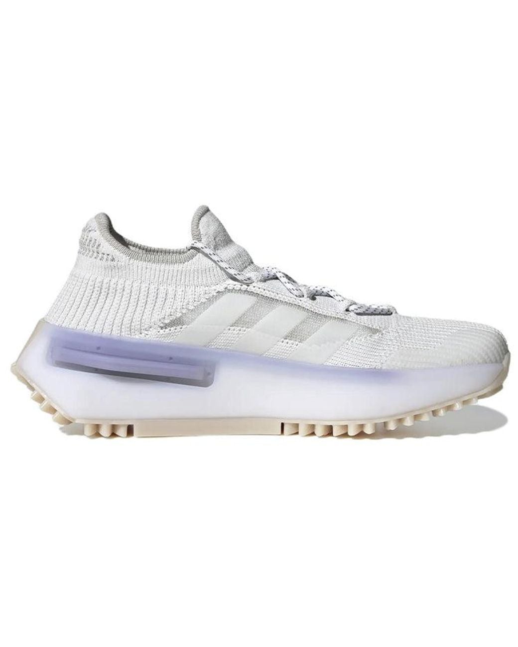 Adidas White Nmd S1 Shoes for men