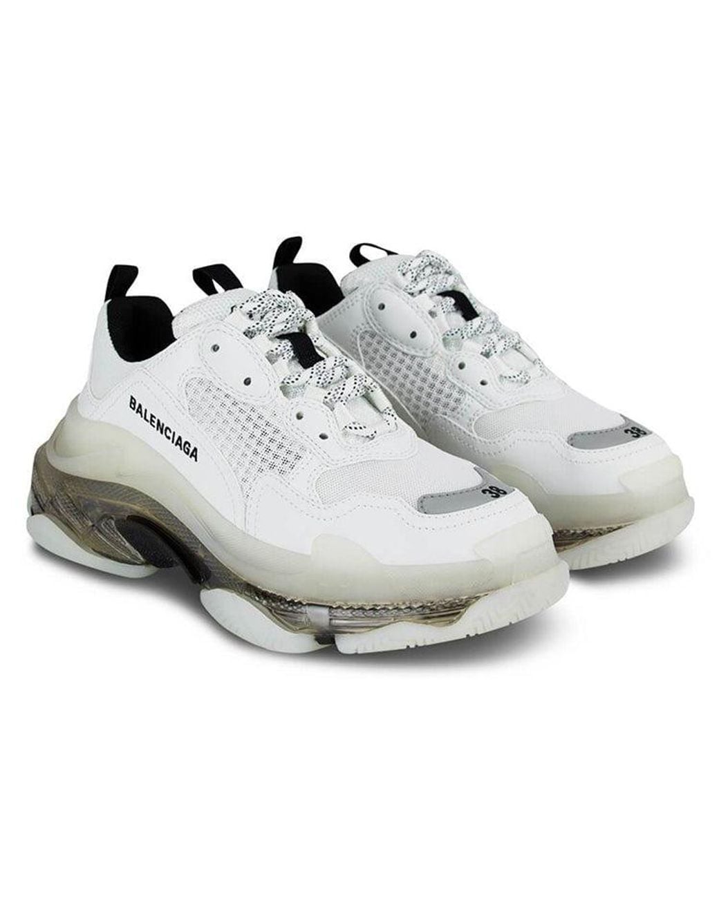 Balenciaga White (Wmns) Triple S Sneaker 'Clear Sole