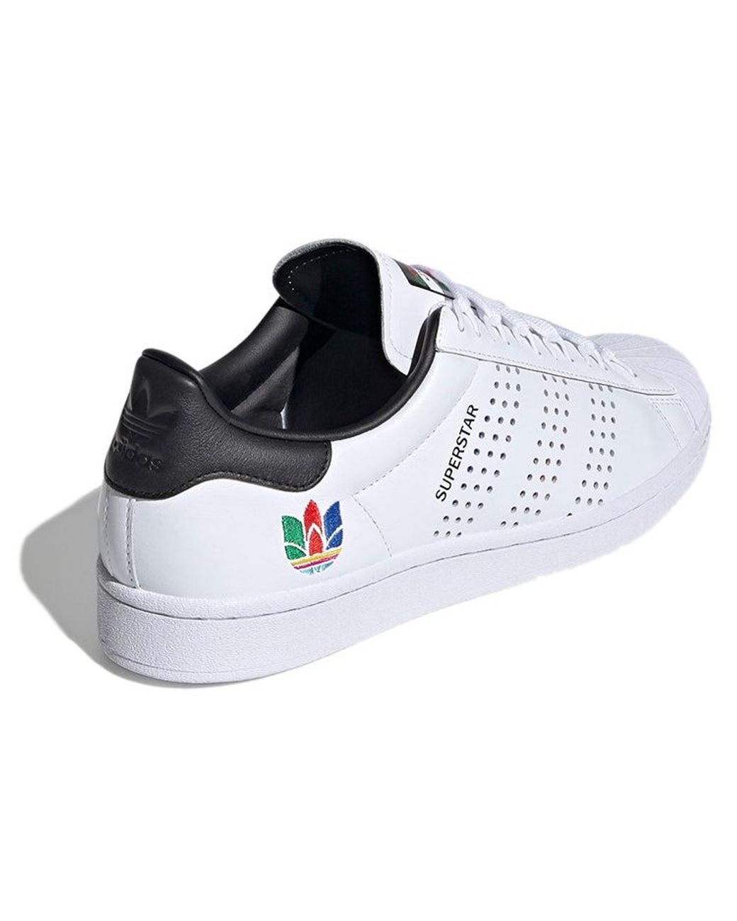 Adidas Adidas Superstar 'colorful Trefoil - Cloud White' for men