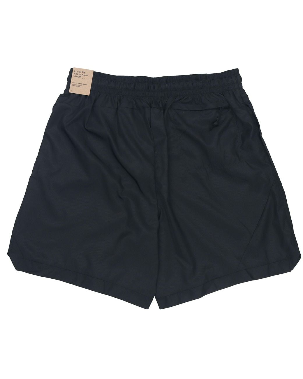 Nike Black Waist Lacing Woven Solid Color Breathable Shorts for men