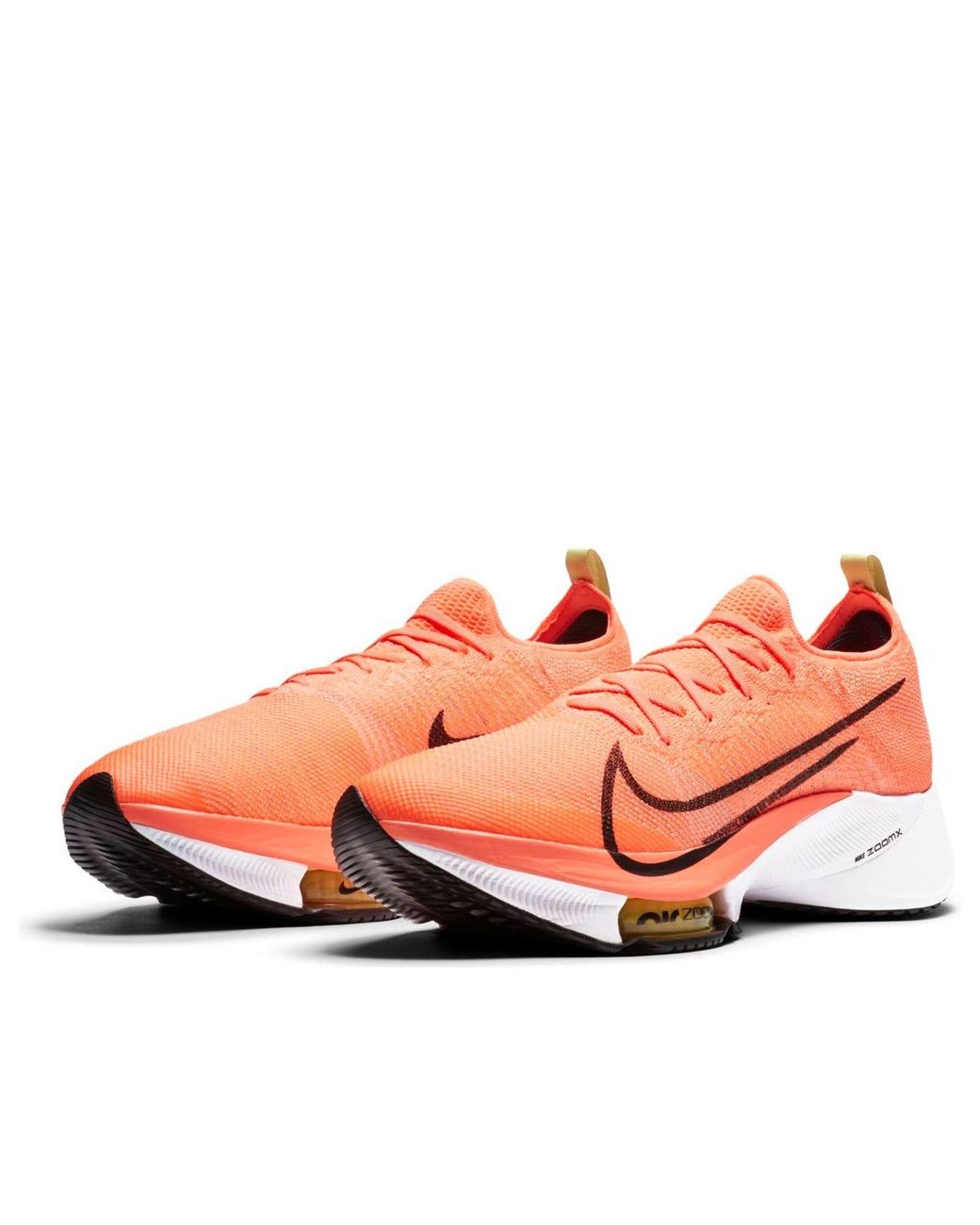 Nike Pink Air Zoom Tempo Next% Flyknit 'Bright Mango' for men