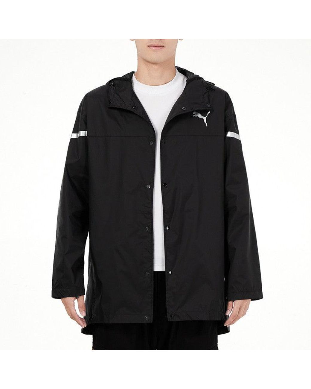 PUMA Black Waterproof Jacket for men
