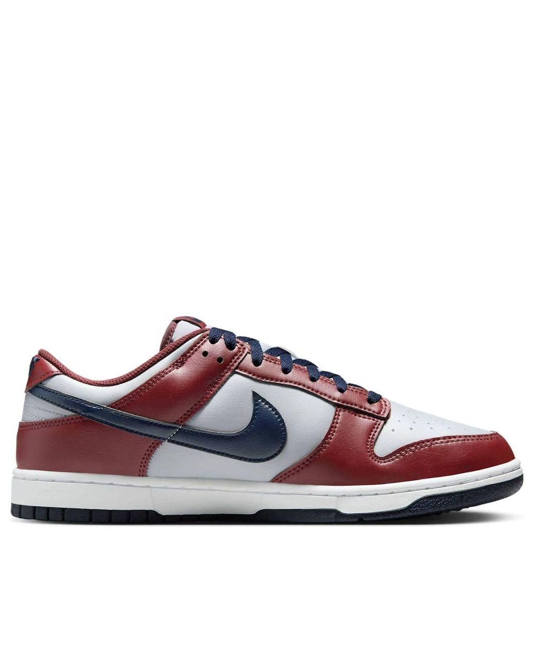 Nike Red Dunk Low Retro 'Wolf Obsidian Dark Team' for men