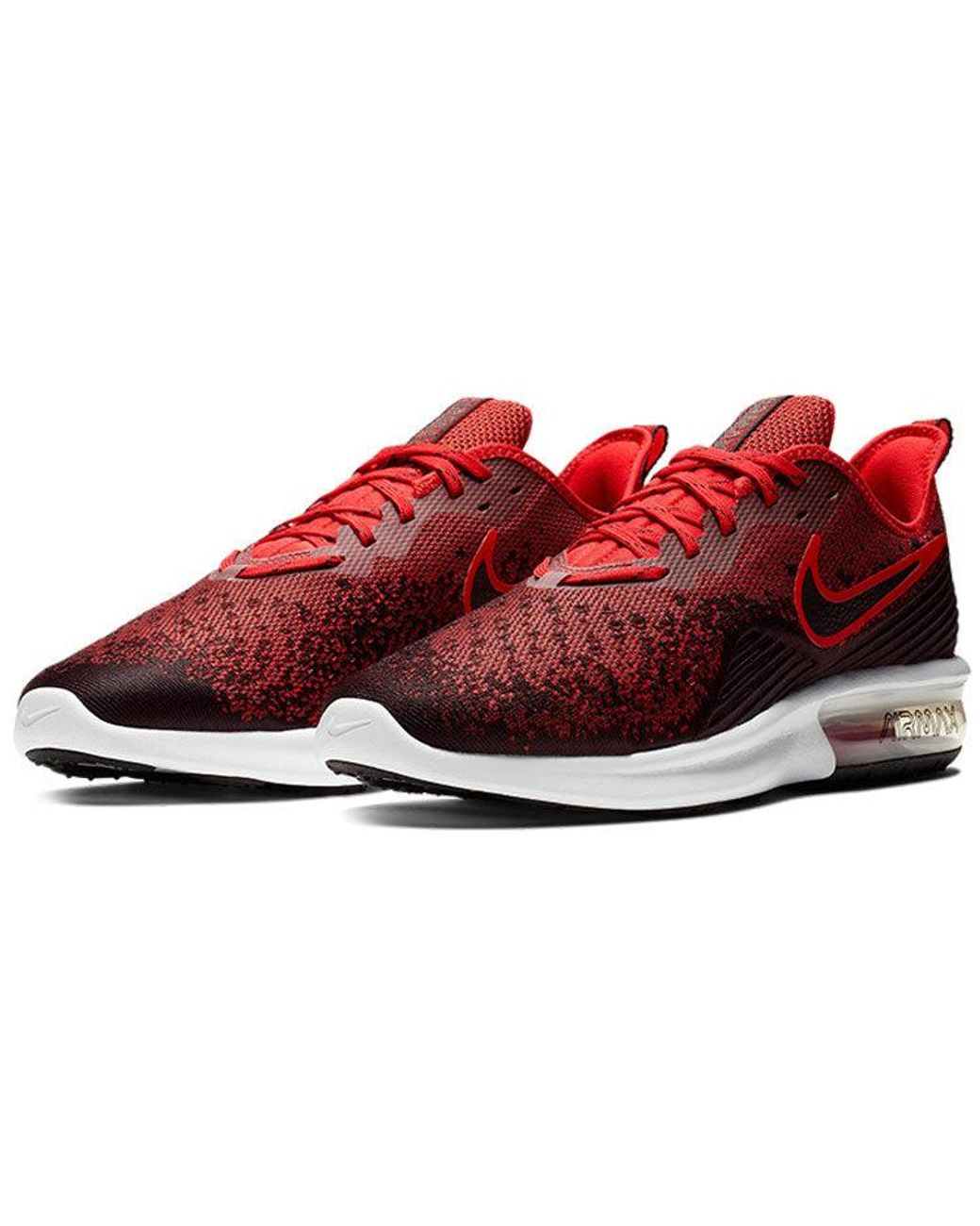 Nike Red Air Max Sequent 4 'University' for men