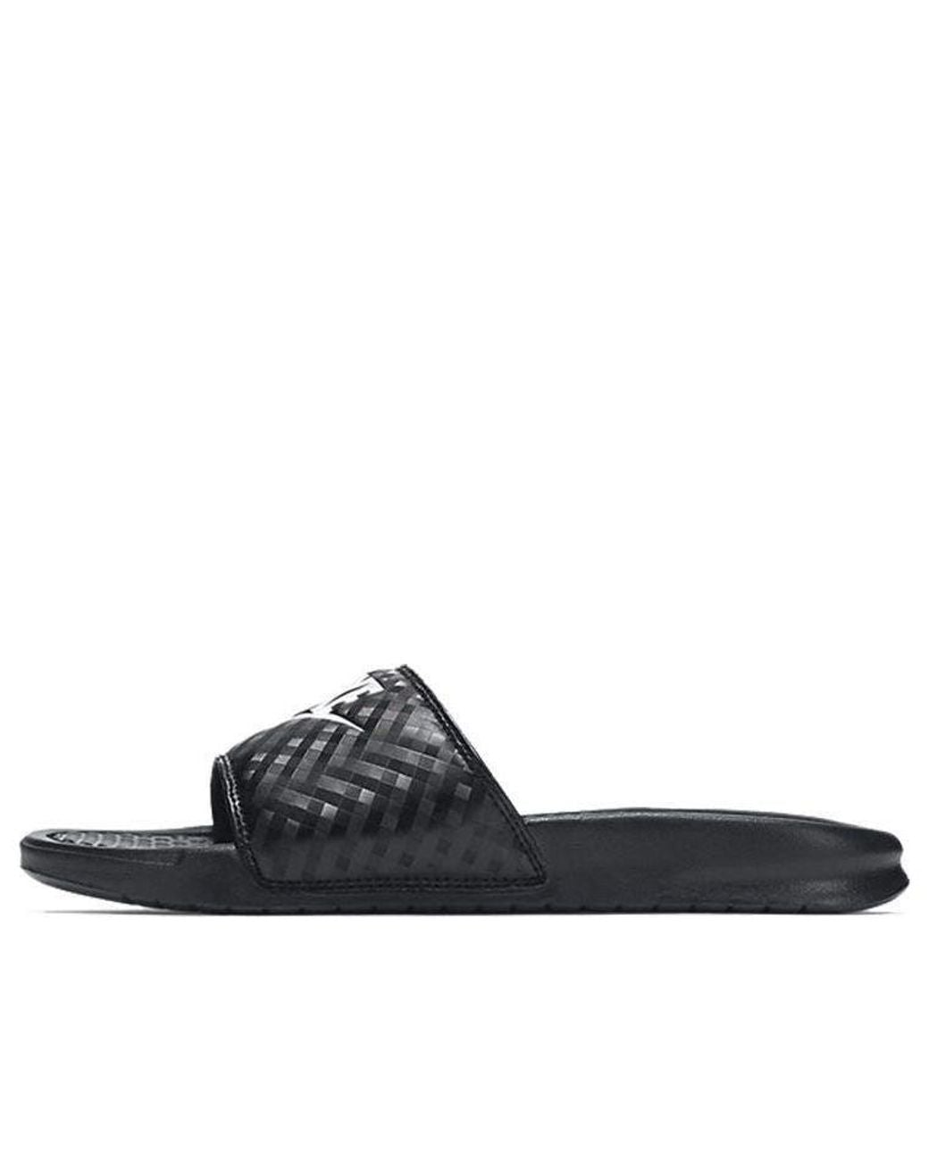 Nike Blue (Wmns) Jdi Benassi Slides Diamond Pattern' 343881-011