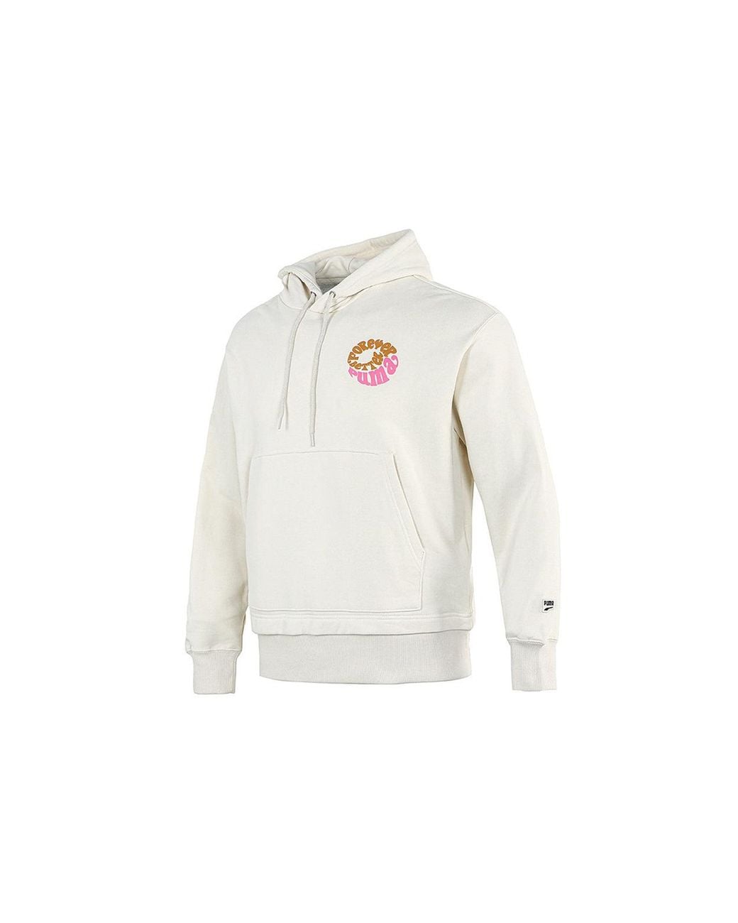 PUMA White Back Logo Printing Sports for men