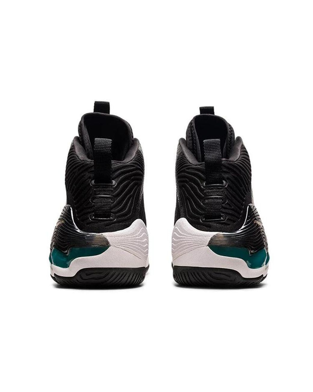 Asics Black Nova Surge Turq' for men