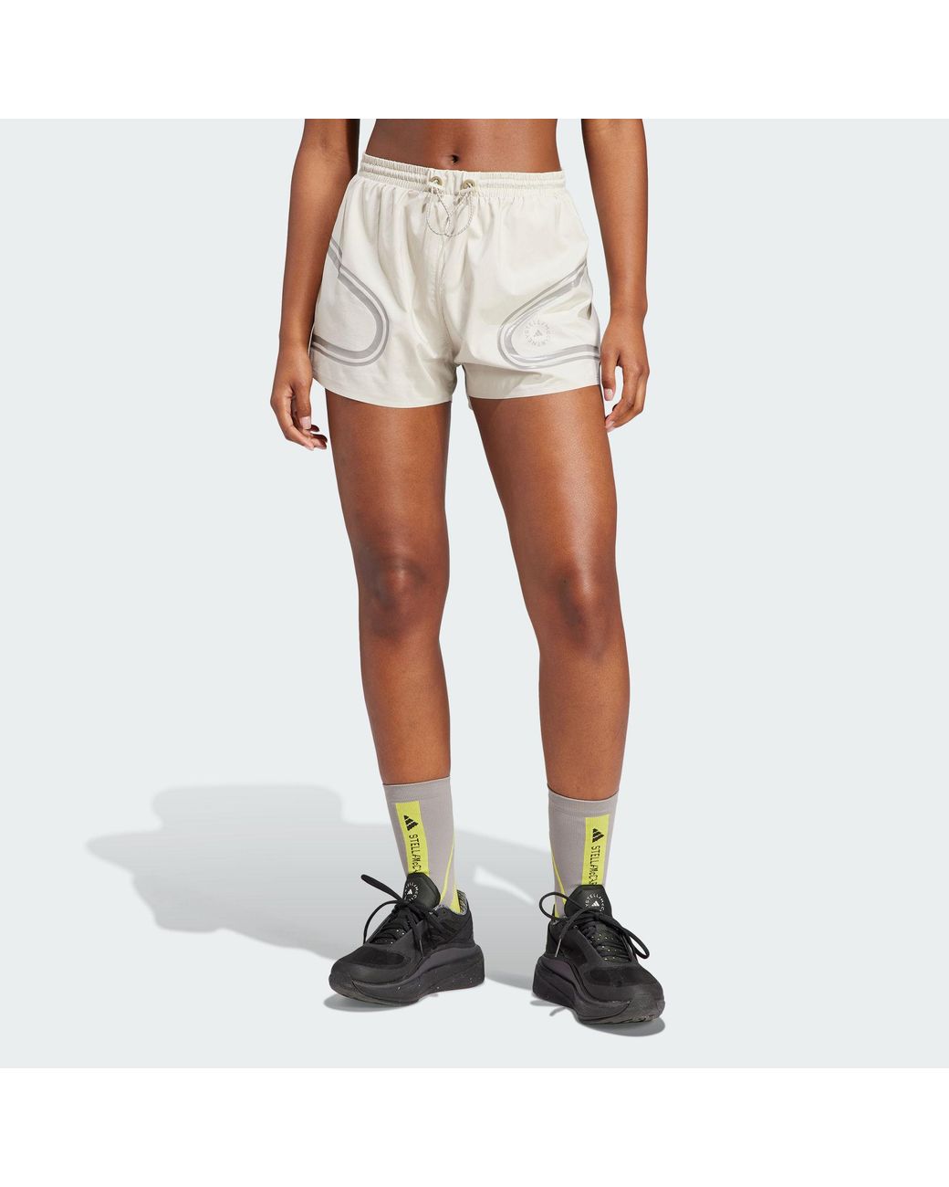 Adidas White (Wmns) By Stella Mccartney Truepace Running Shorts