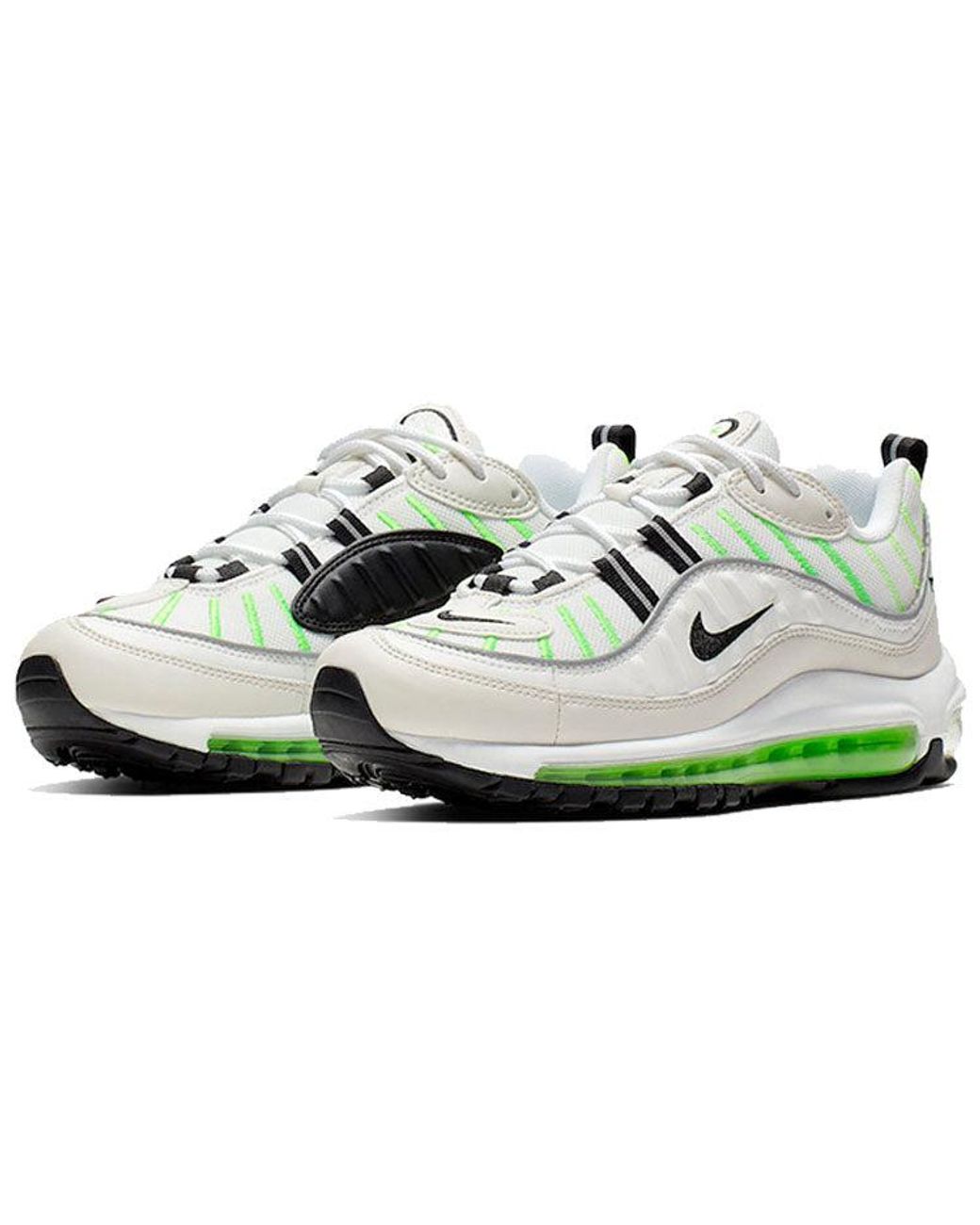 nike air max 98 green and white