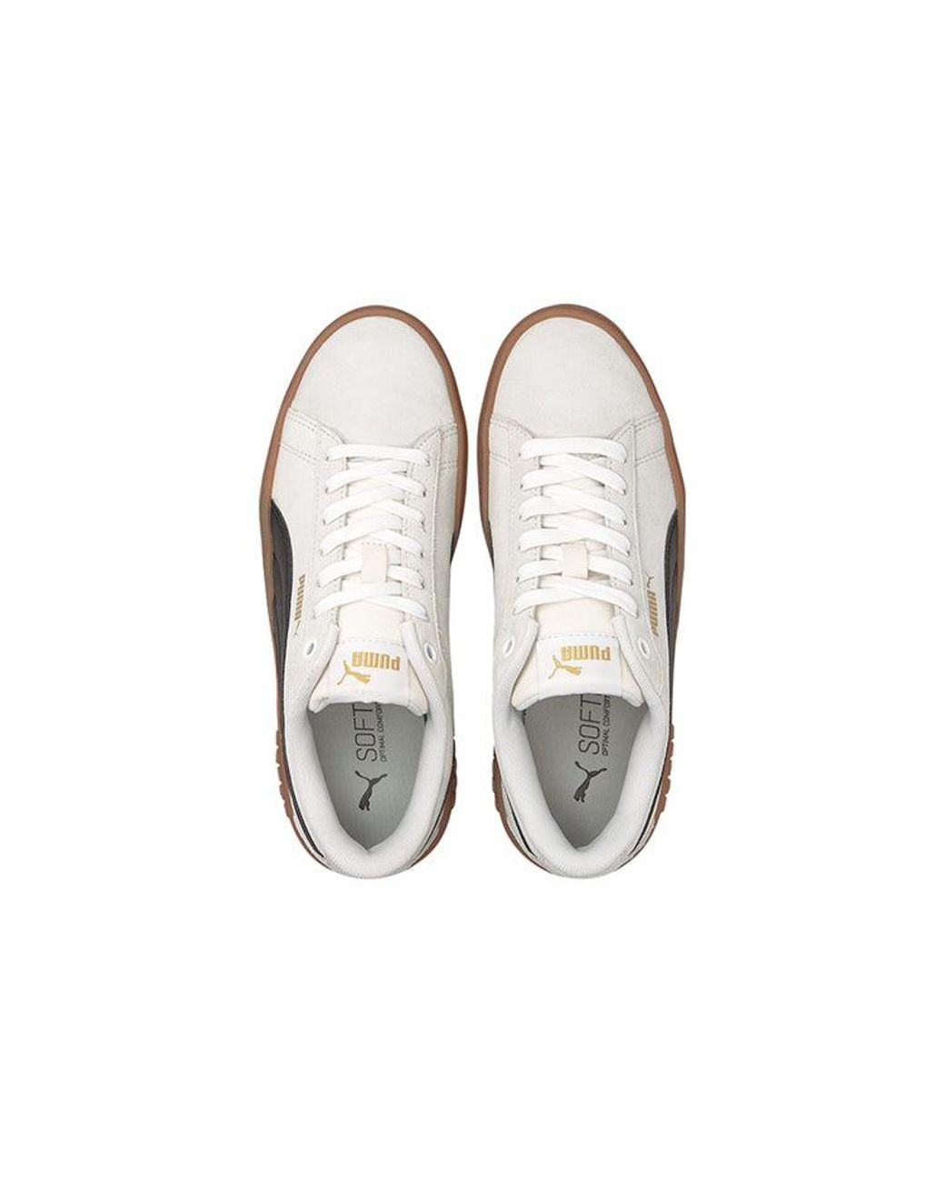 PUMA White (Wmns) Smash Platform V2 Sd Gum'