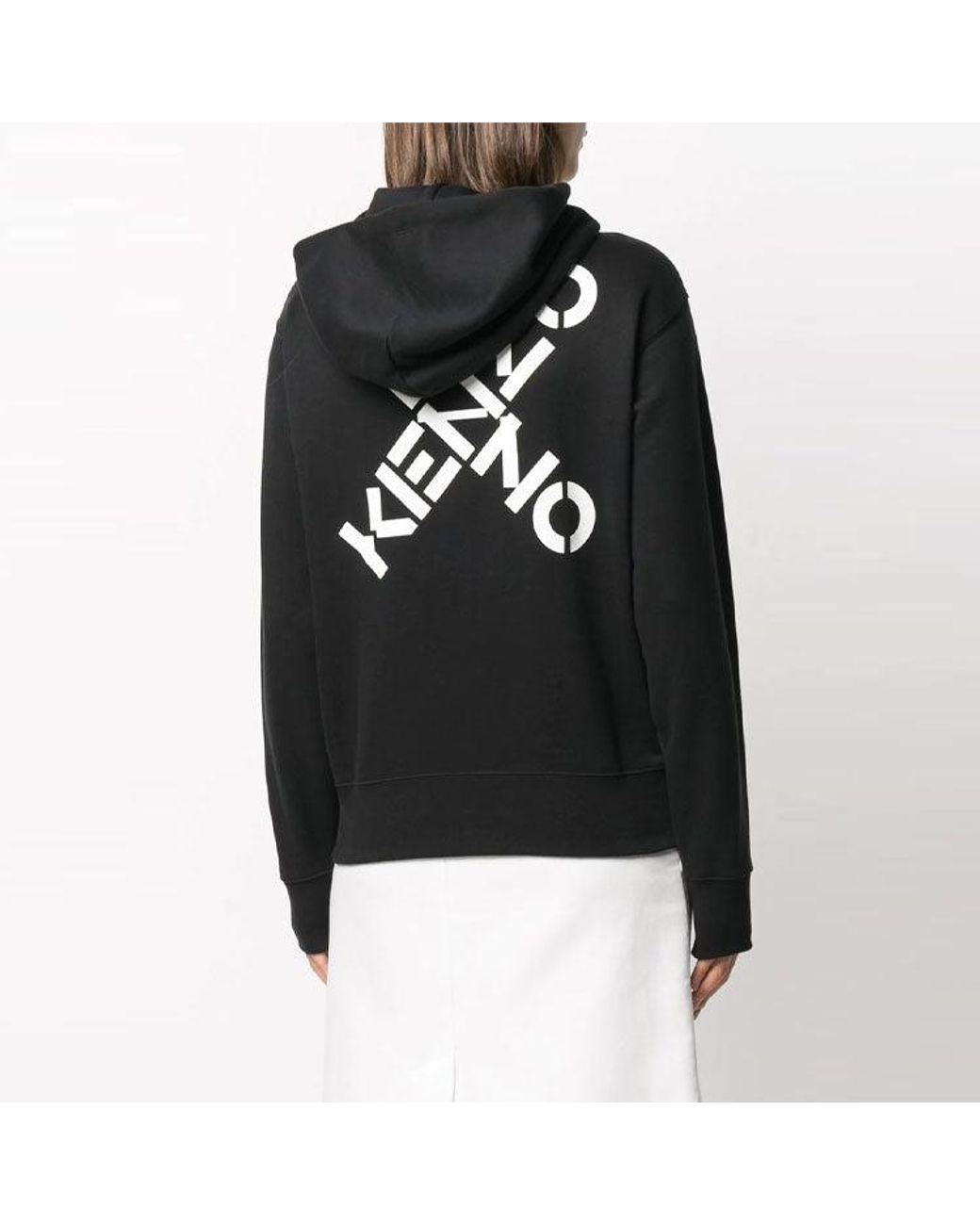 KENZO Black (Wmns) Fw20 Hooded Long Sleeves Hoodie Sports