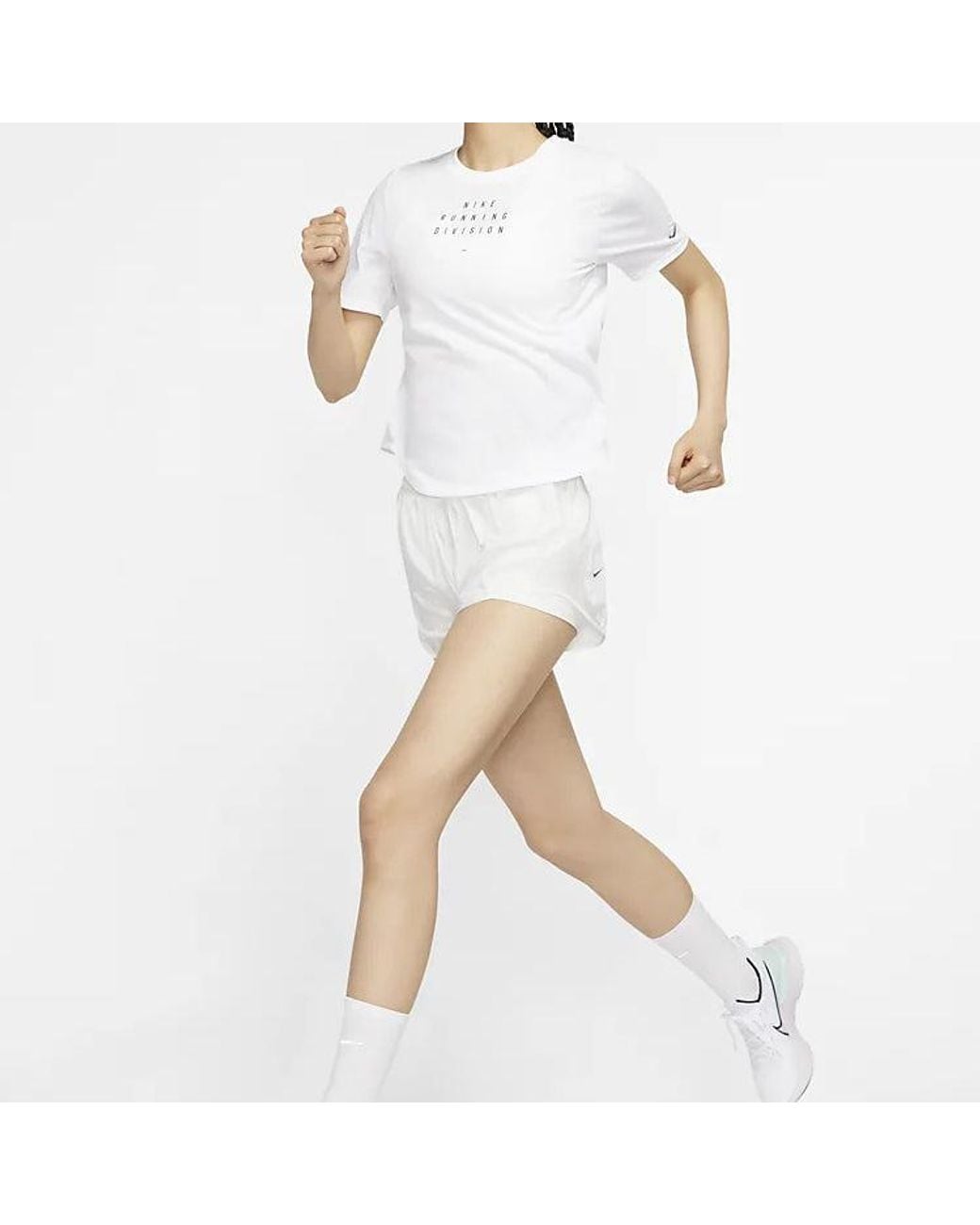 Nike White (Wmns) Ss20 Athleisure Casual Sports Short Sleeve