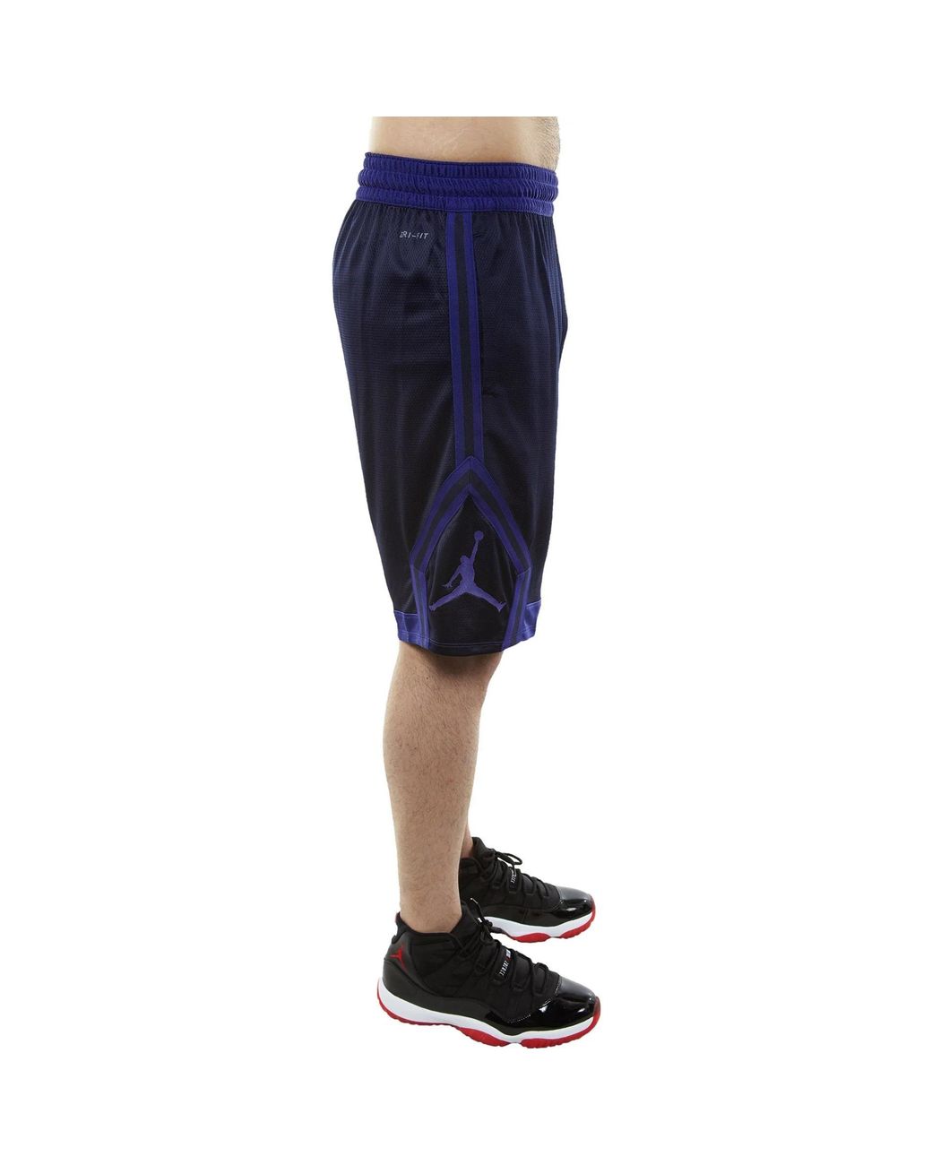 Nike Blue Rise Diamond Basketball Short for men