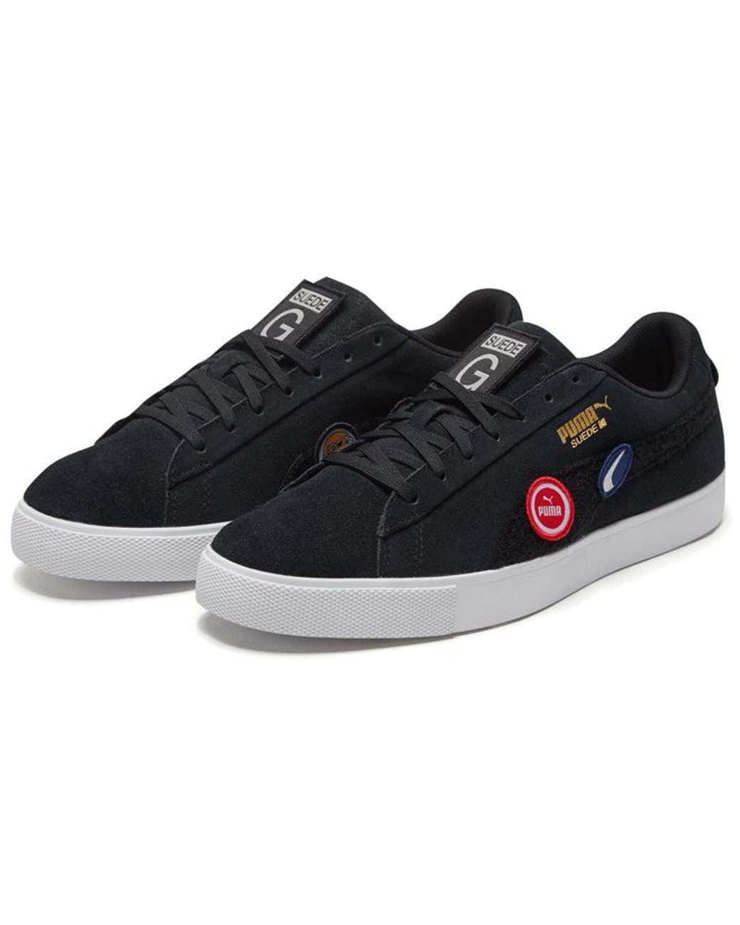 PUMA Black Suede Golf Patch Le for men