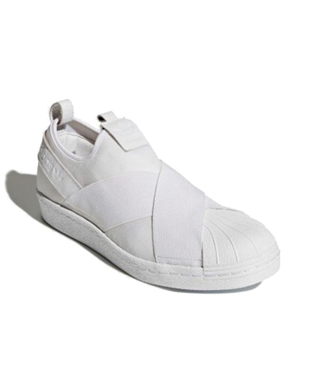 principio físicamente Puñalada adidas Originals Adidas Superstar Slip-on 'triple White' for Men | Lyst