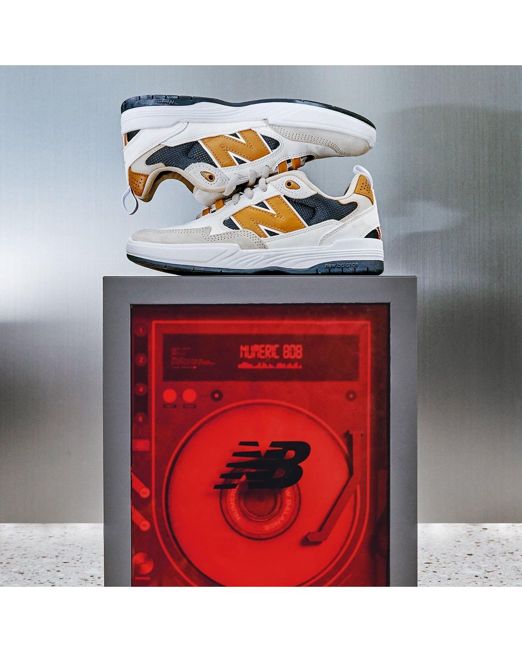 New Balance White Numeric Tiago Lemos 808 for men