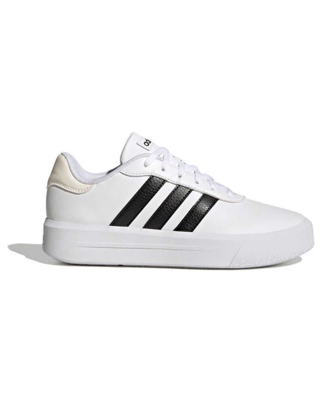 Adidas White (Wmns) Court Platform Shoes