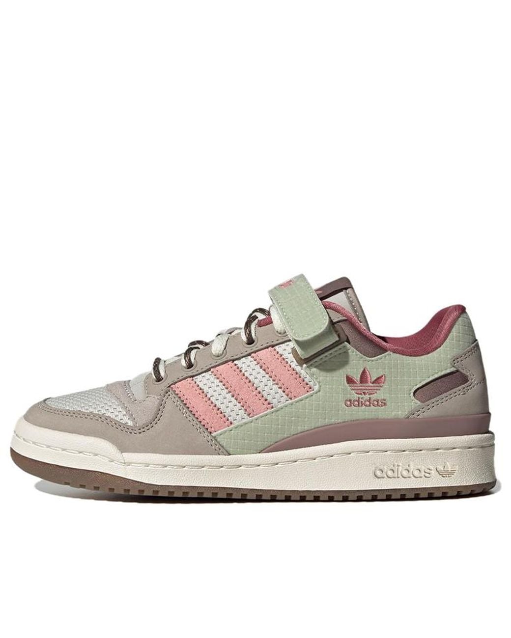 Adidas White (Wmns) Originals Forum Low Shoes Multi-Color'