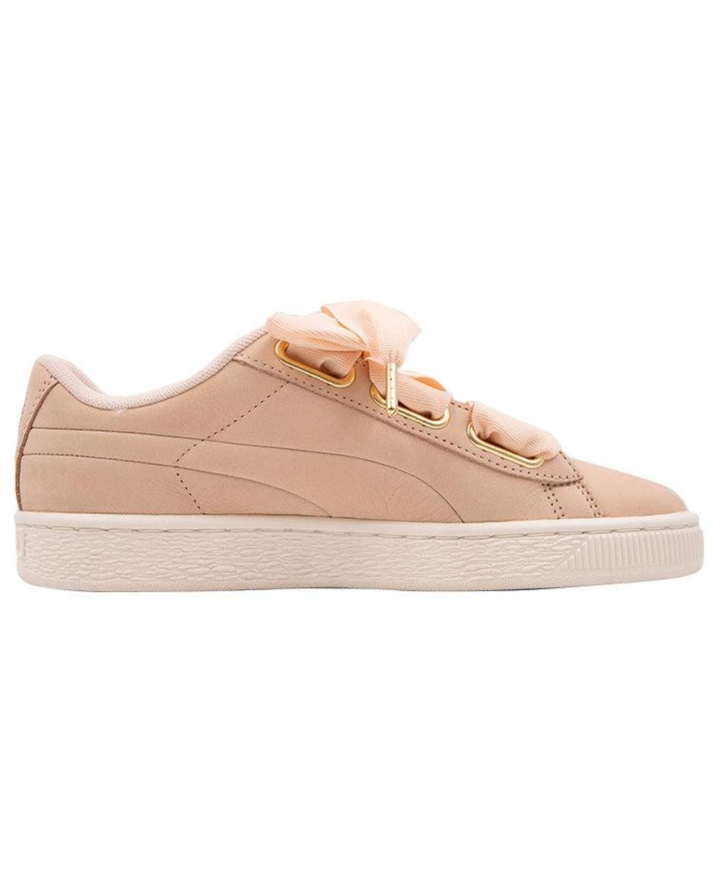 PUMA Pink (Wmns) Basket Heart Soft