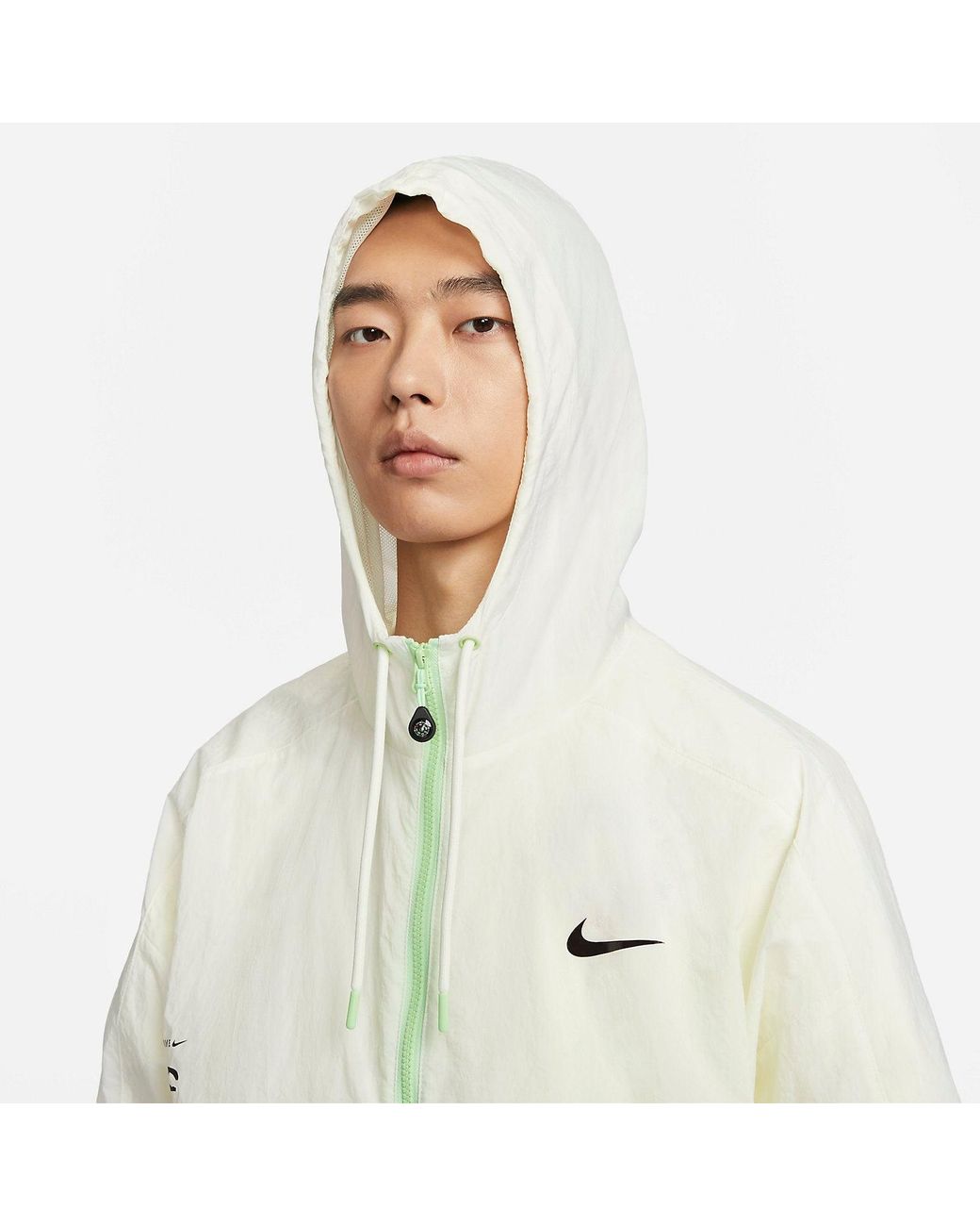 Nike White Sportswear Jacket for men