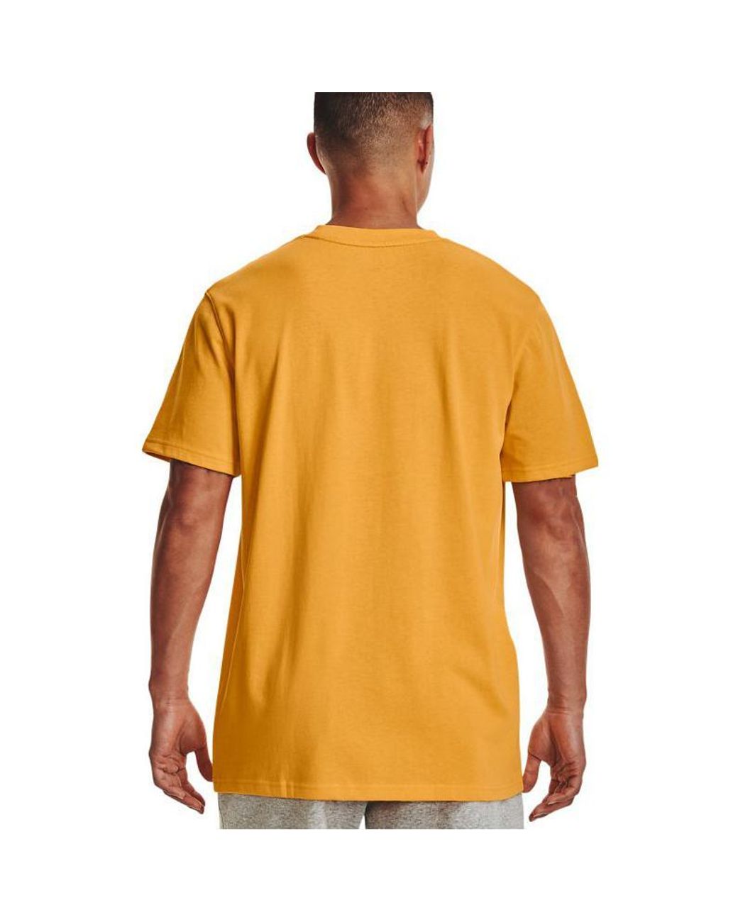 Under Armour Yellow Endorsed Heavyweight T-Shirt for men