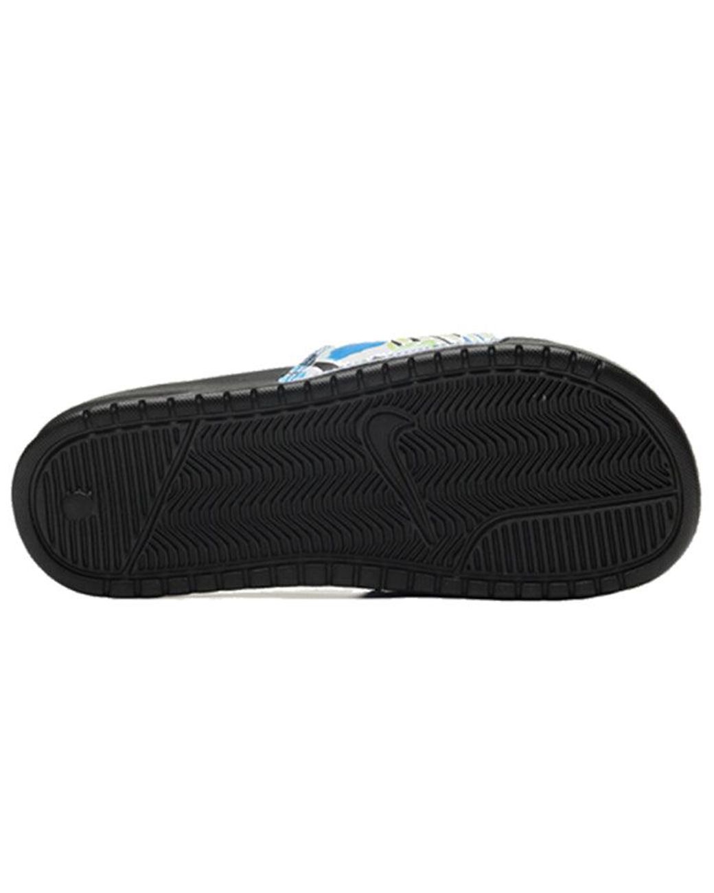 Nike Blue (Wmns) Benassi Jdi Print