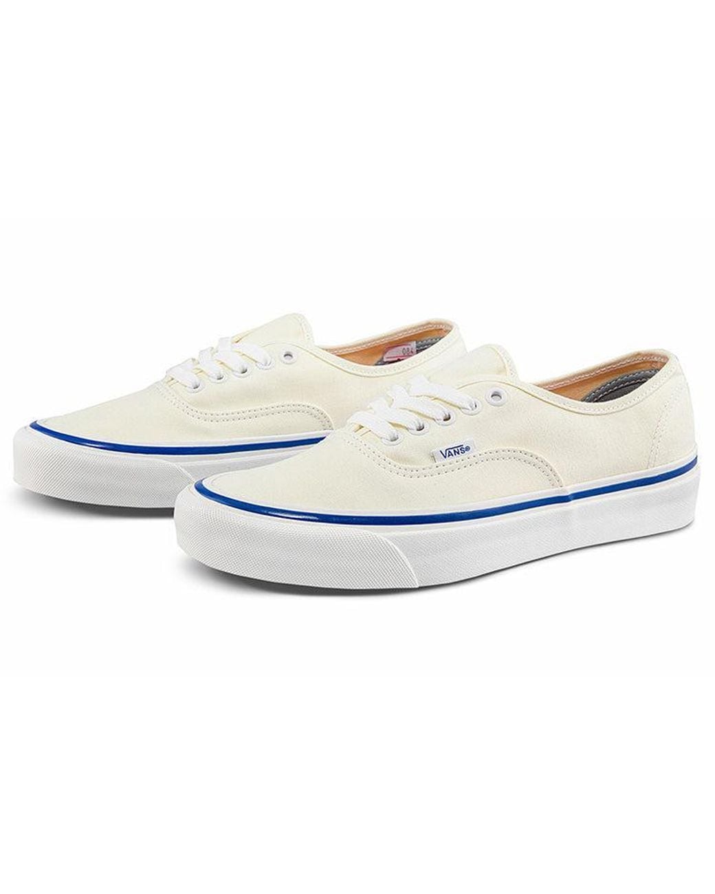 Vans White Authentic 44 Deck Dx Retro Casual Skateboarding Shoes for men