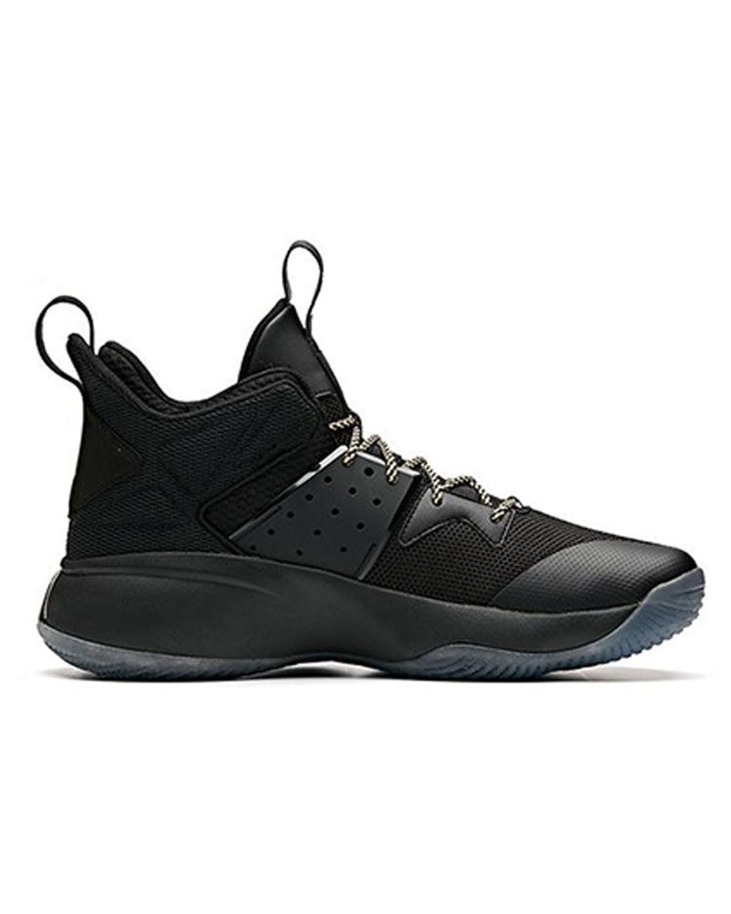 Anta Black Mid Top Basketball Shoes for men