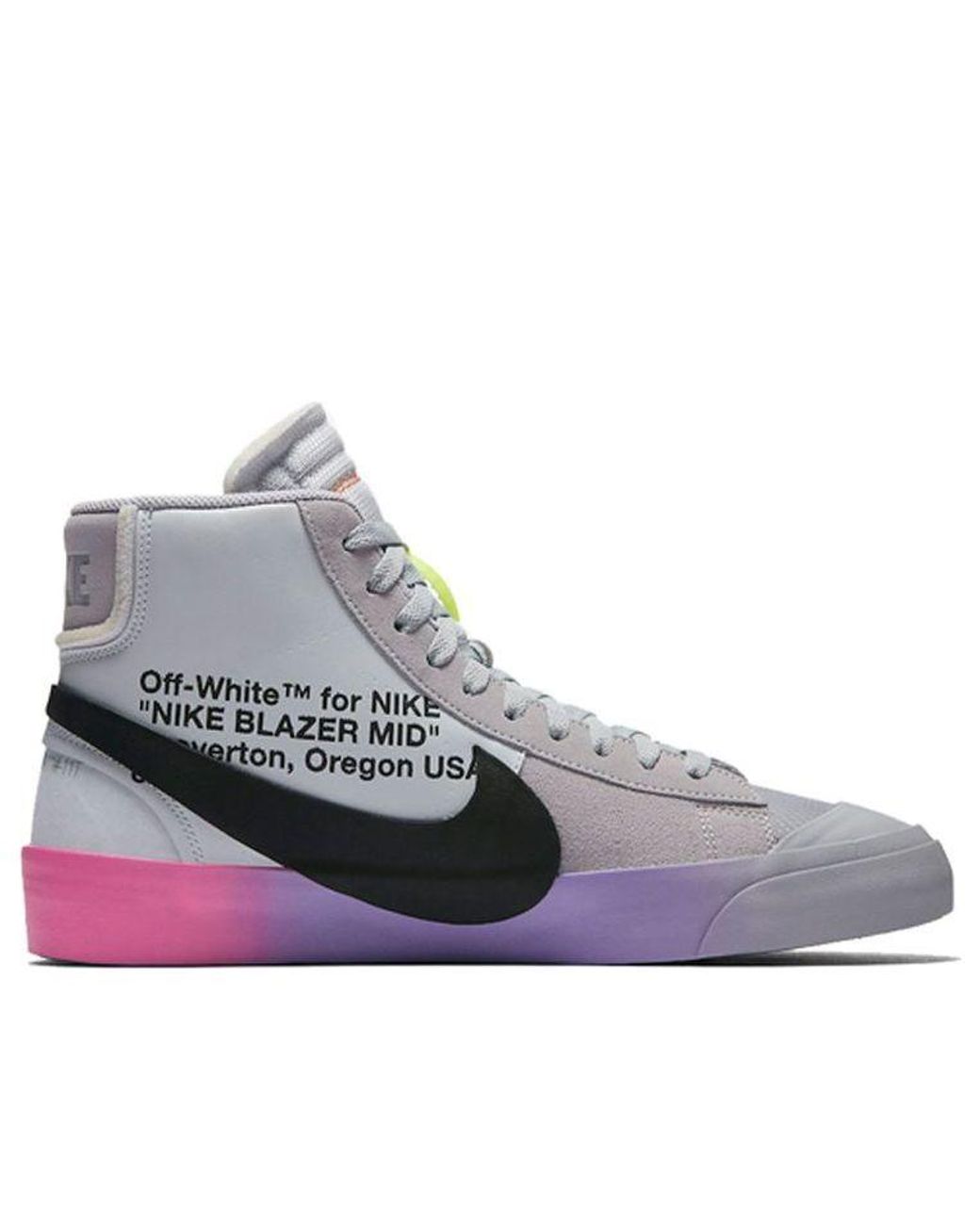 Nike Gray X Off- X Serena Williams Blazer Studio Mid 'Queen' for men