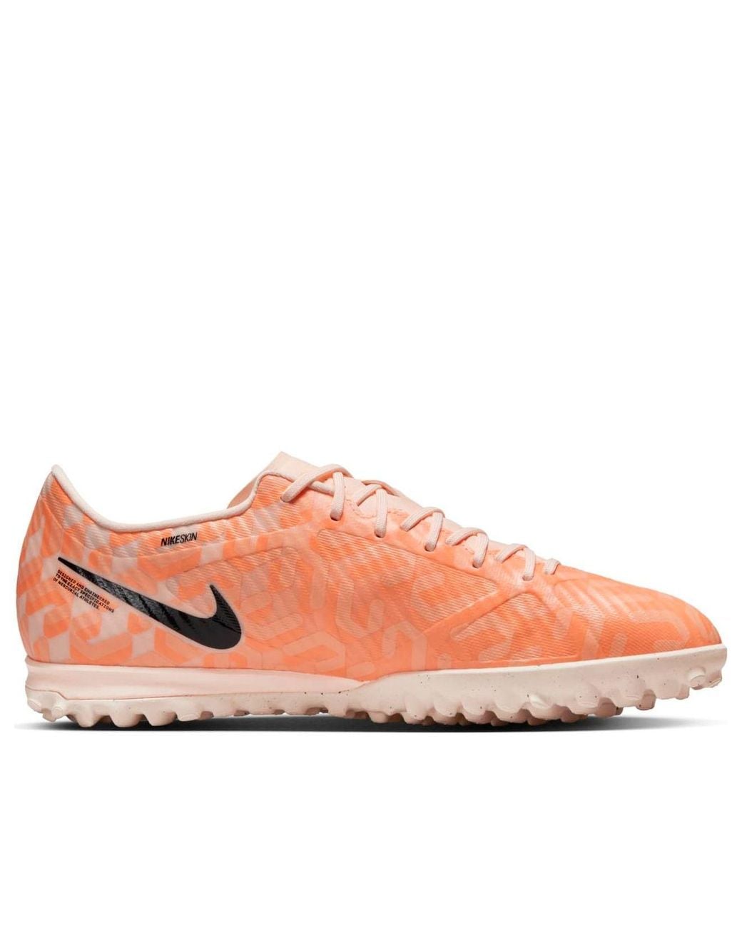 Nike Pink Mercurial Vapor 15 Academy Turf Low-top Soccer Shoes for men