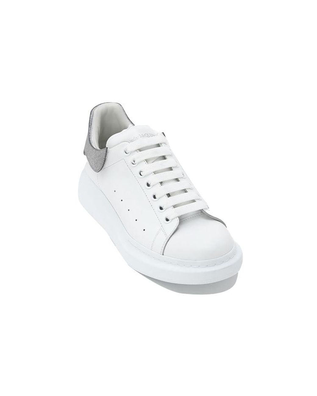 McQueen White Oversized Sneaker Suede' for men