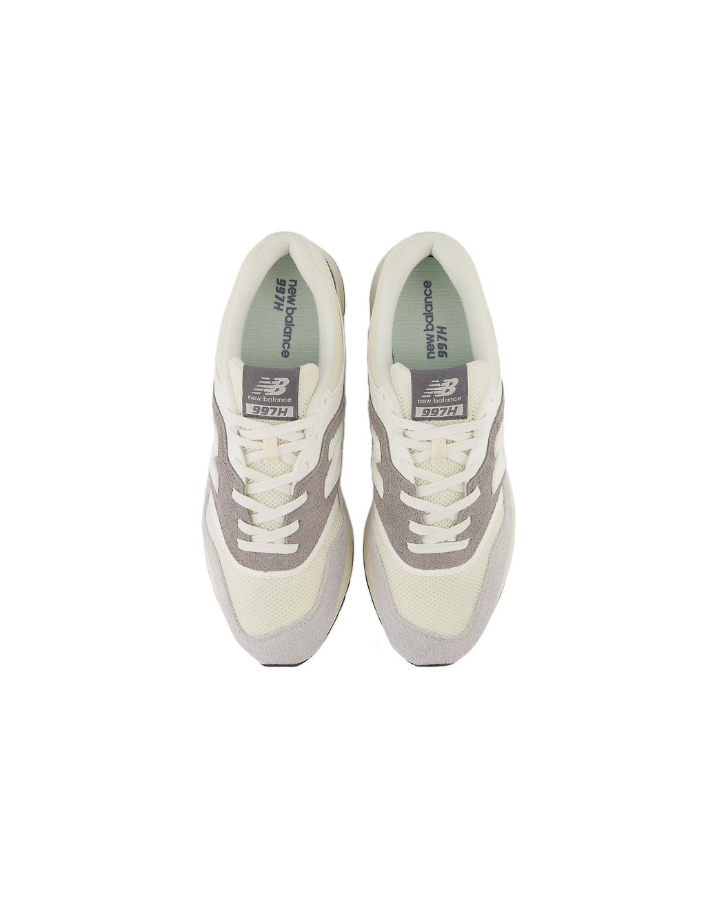 New Balance White 997H 'Light Aluminum' for men