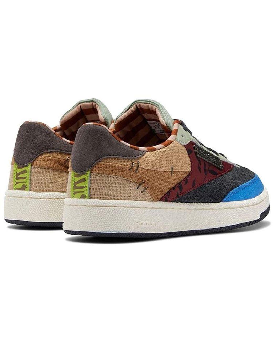 Reebok Brown Kung Fu Panda X Club C 85 'Patchwork' for men