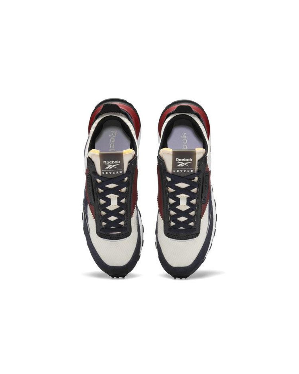 Reebok White Romantic Crown X Classic Legacy Core Collegiate Burgundy' for men