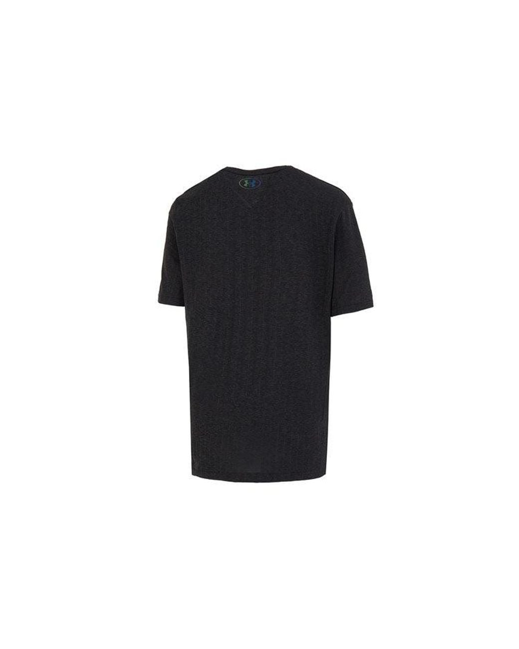 Under Armour Black Rush Seamless Short Sleeve for men